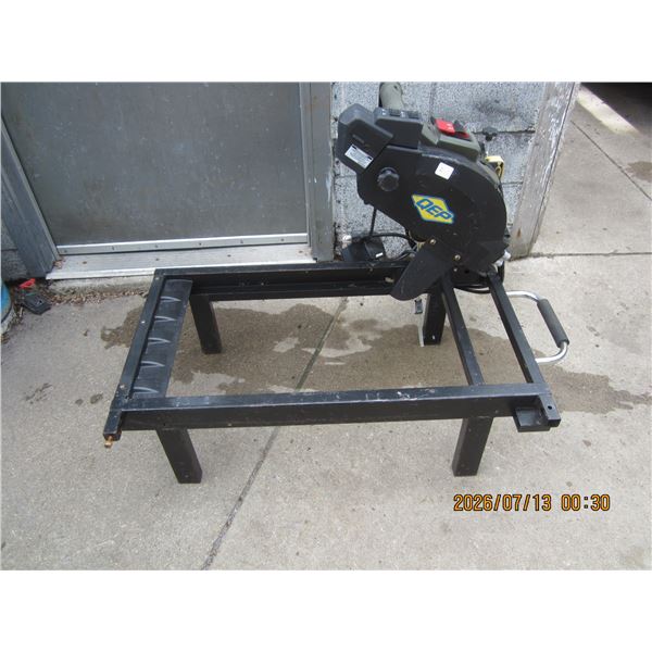 QEP Tile Saw Runs Missing Plastic Water Tray