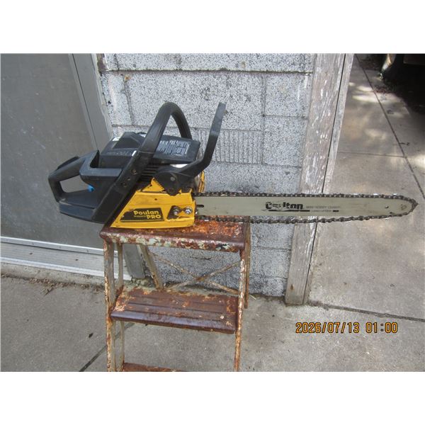 Poulan Pro Chainsaw Runs