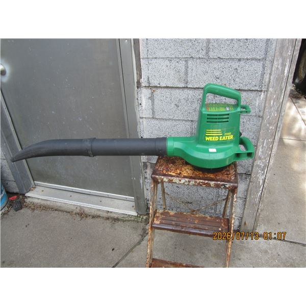 Weed Eater Electric Blower Working Well