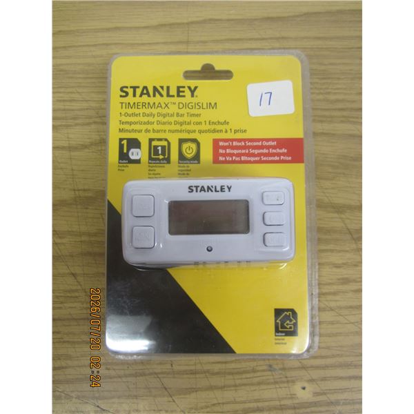 Stanley Timer Max Digi Slim Timer New in Package