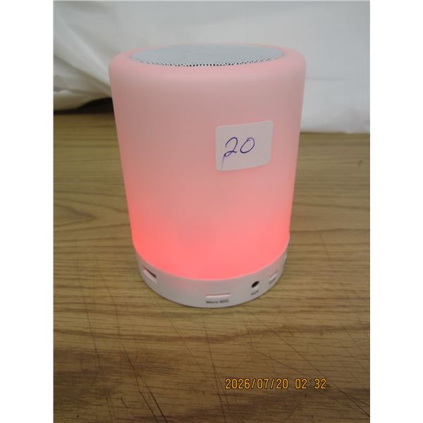 Bluetooth Speaker with Touch Light Working Well