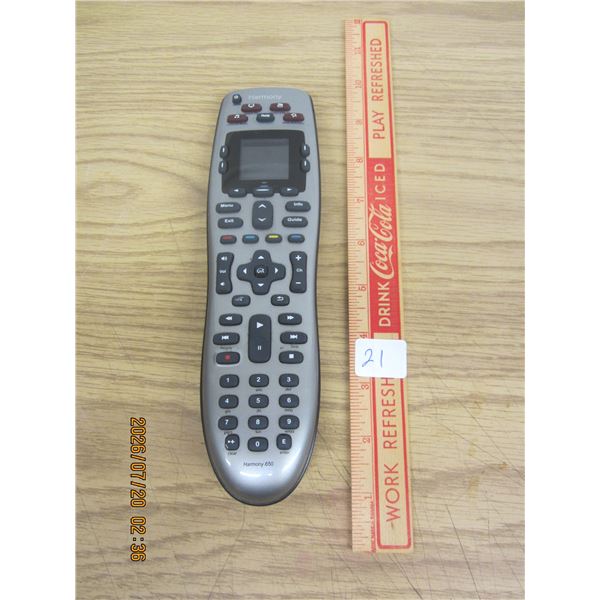 Harmony 650 Remote Control Hi End with Screen Working