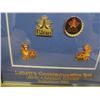 Image 2 : Labatt's 1985 Commemorative Pin Set Framed