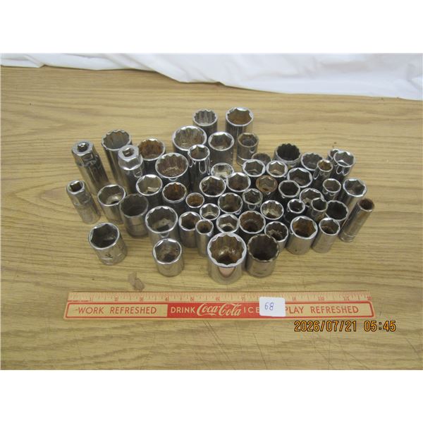 Large Lot of Mixed Sockets