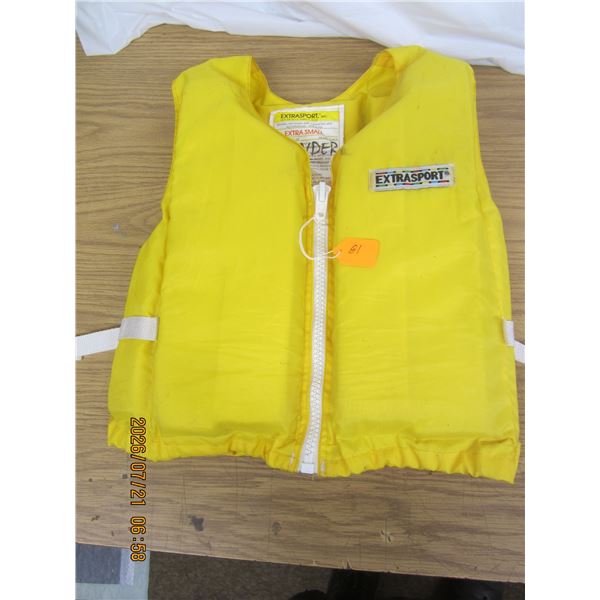 Life Jack Extra Small Good Condition