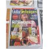 Image 7 : Lot of 7 Vintage Rock and Roll Guitar Magazines with the Rare Promo CDS with Them