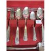 Image 4 : Antique Silver-Plated Cutlery Set with Wooden Case
