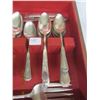 Image 5 : Antique Silver-Plated Cutlery Set with Wooden Case