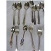 Image 2 : Lot of Antique Silver-Plated Cutlery Good for Jewelry Making