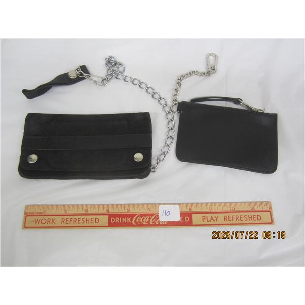 Chain Wallet and One Chain Purse Both All Leather