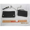 Image 1 : Chain Wallet and One Chain Purse Both All Leather