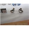 Image 4 : Lot of 6 Pairs of Vintage Earrings