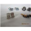 Image 2 : Lot of 5 Pairs of Earrings and 2 Single Ones