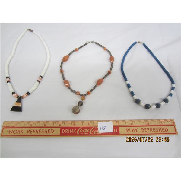 Lot of 3 Vintage Necklaces