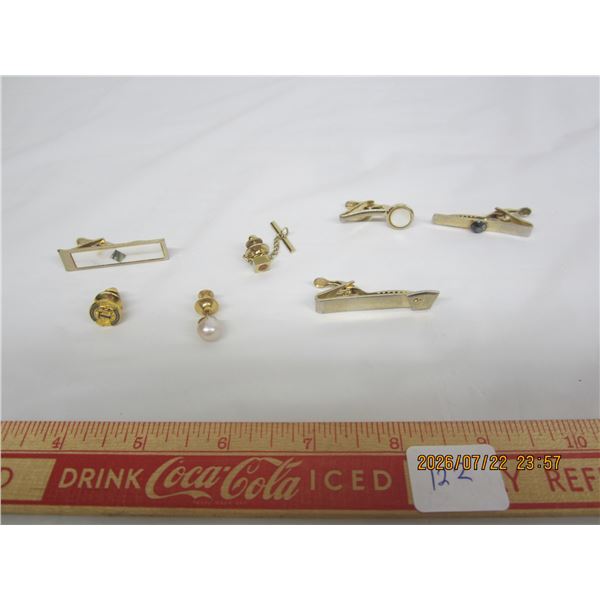 Lot of Vintage Tie Clips