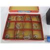 Image 3 : Toy Lot Metal Puzzles, Coin Bank, Naro Nitro Hex Bug
