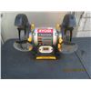 Image 1 : Ryobi Bench Grinder Working Well has Lights and Tool Rests