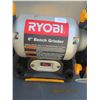 Image 3 : Ryobi Bench Grinder Working Well has Lights and Tool Rests