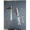 Image 1 : Lot of Hand Tools Square, Allen Wrenches, Bike Wrenches