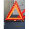 Image 2 : 2 Folding Hazard Emergency Road Signs