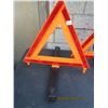 Image 2 : 2 Folding Hazard Emergency Road Signs