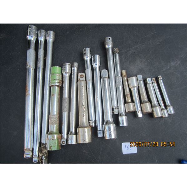 Lot of  Socket Ratchet Extensions ½, 3/8 and ¼ inches