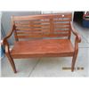 Image 1 : Mahogany Hall Bench with Storage 43 inches Long