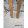 Image 4 : Pair of Antique Wooden Skis 5 Feet