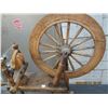 Image 2 : Antique Hand Made Wooden Spinning Wheel