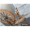 Image 6 : Antique Hand Made Wooden Spinning Wheel