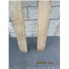 Image 4 : Antique Childs Wooden Skis 42 inches Long