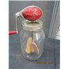 Image 3 : Antique Glass Table Top Butter Churn