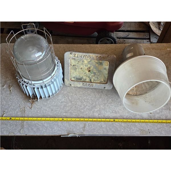 3 industrial lights- untested