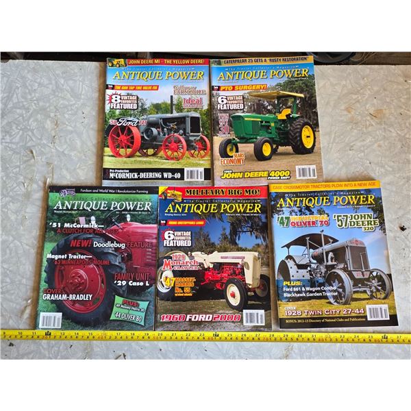 5 antique power magazines