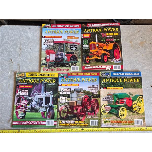 5 antique power magazines