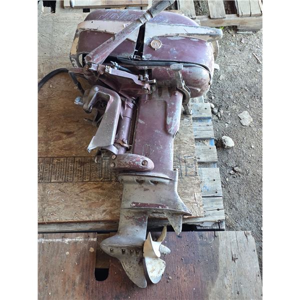 Johnson boat motor- untested