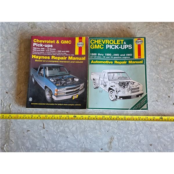 Chevrolet and GMC repair manuals