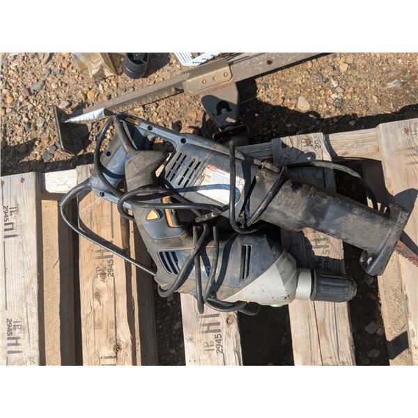 Electric handtools *cut cords* for parts or repair