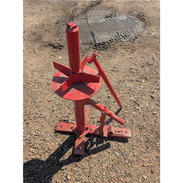 Manual tire machine