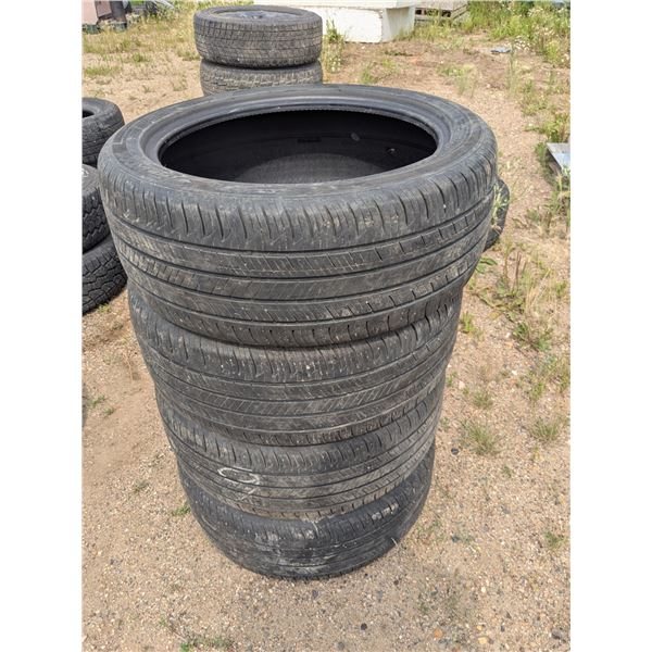 1 set of 4 tires, 245/45R19, Hankook, good tread