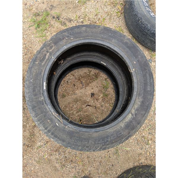 2 tires, 235/55R19, Continental, mid tread