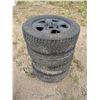 Image 1 : 4 tires on steel rims, 225/65R18