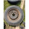 Image 1 : Tire on steel spare tire rim, 255/70R18, 5 bolt, very good tread, "Michelin"