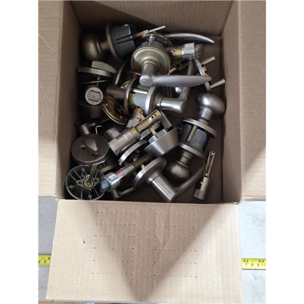Assorted door knobs and handles