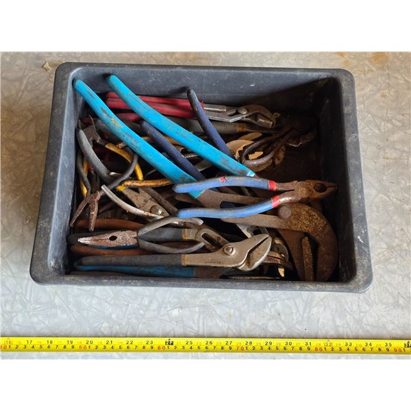 Lot of various pliers