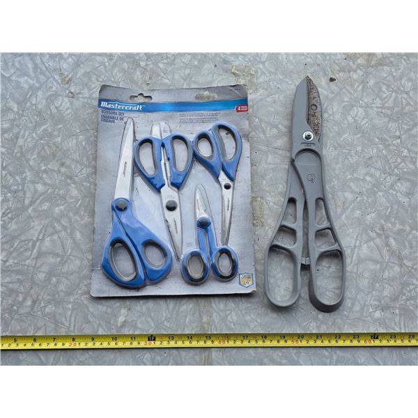 New Craftsman scissors and large scissors