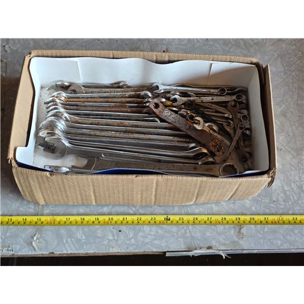 Assortment of wrenches