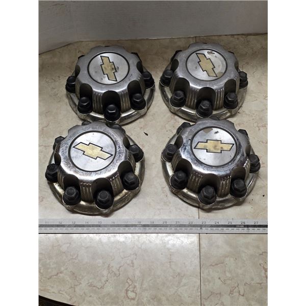 4 chevy hub caps