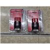 Image 1 : 2 new red lithium milwaukee batteries