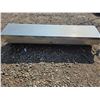 Image 1 : Aluminum truck tool box- 16" by 70"- has key does not turn